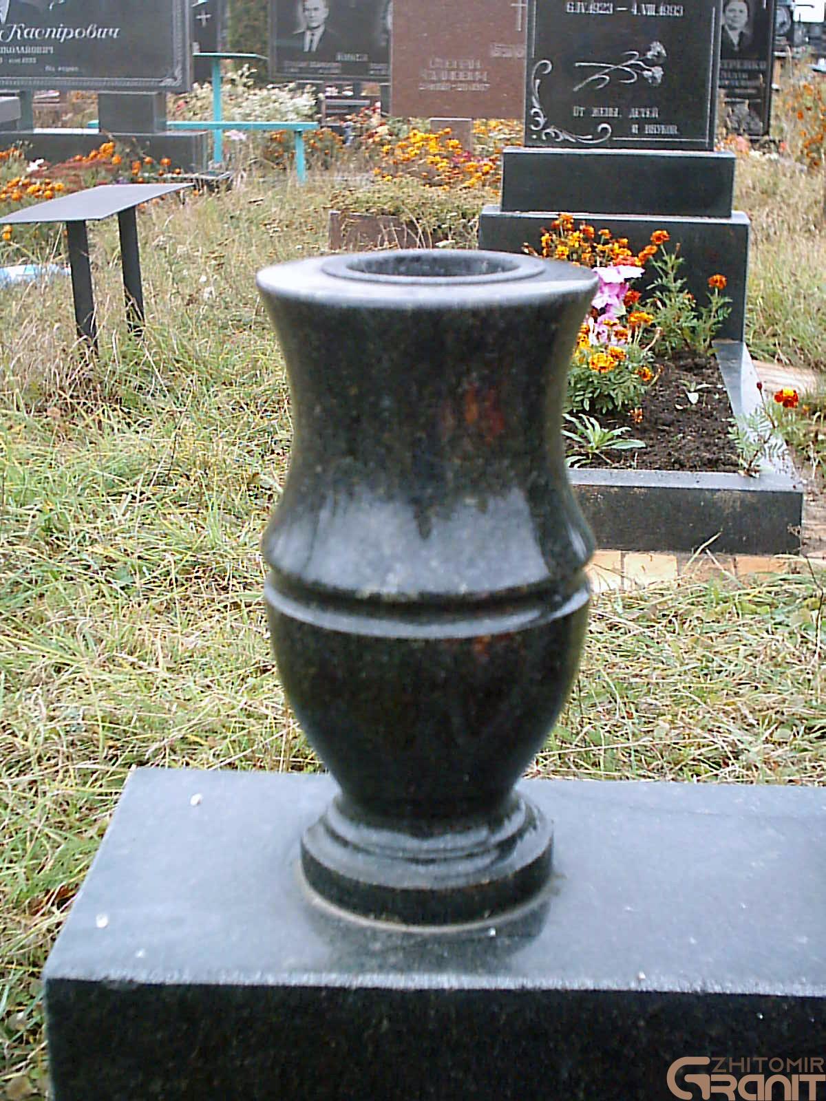 Granite vase